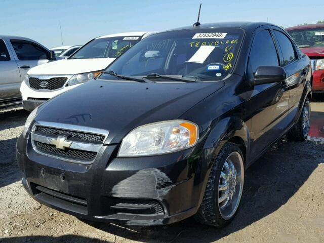KL1TD5DE1AB089062 - 2010 CHEVROLET AVEO LS 黑色 照片 2