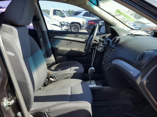 KL1TD5DE1AB089062 - 2010 CHEVROLET AVEO LS 黑色 照片 5