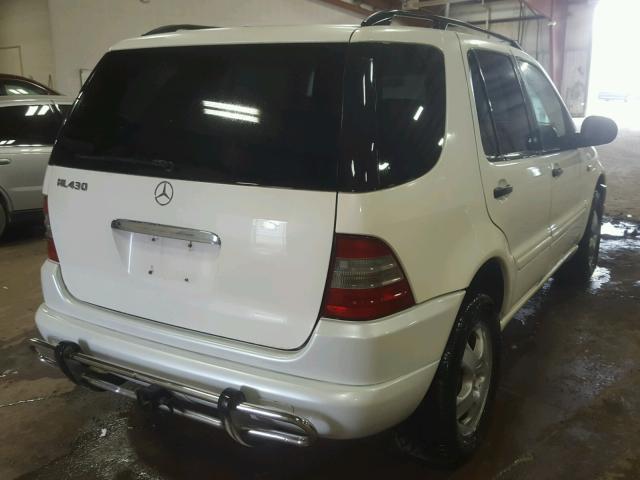 4JGAB72E0XA078049 - 1999 MERCEDES-BENZ ML 430 白色 照片 4