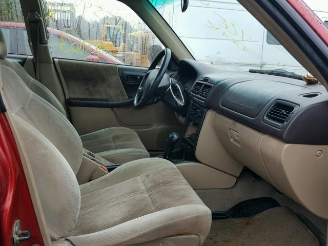 JF1SF65501H758539 - 2001 SUBARU FORESTER S RED photo 5