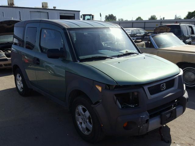 5J6YH18614L000811 - 2004 HONDA ELEMENT EX GREEN photo 1