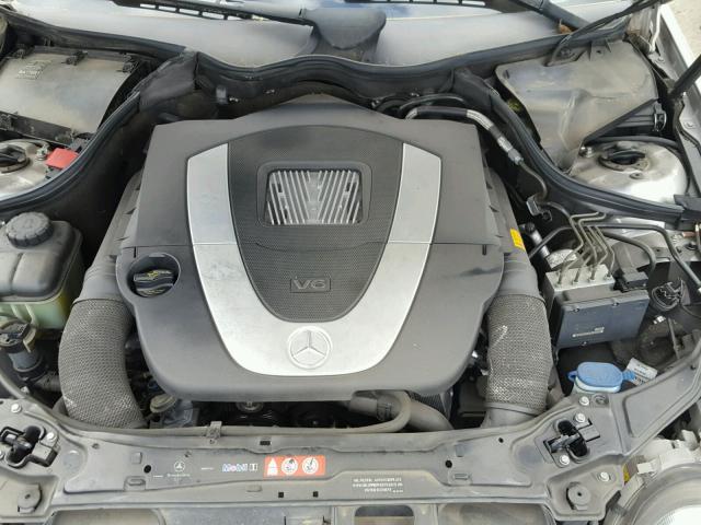 WDBRF54H56A869424 - 2006 MERCEDES-BENZ C GENERATI GRAY photo 7