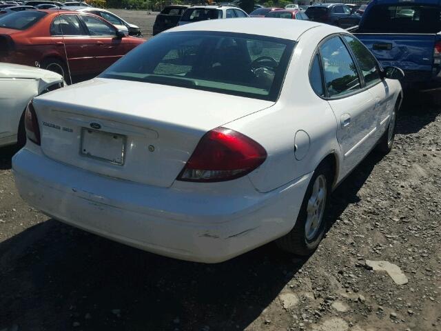 1FAFP55U04G117238 - 2004 FORD TAURUS SES WHITE photo 4