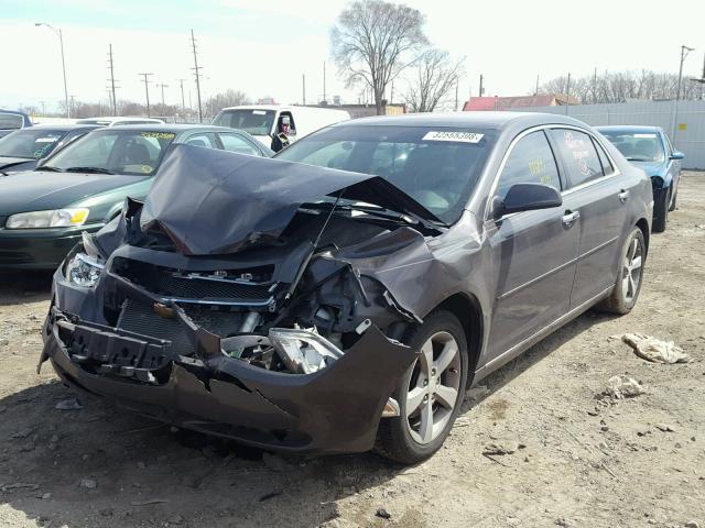 1G1ZC5E06CF260059 - 2012 CHEVROLET MALIBU 1LT 灰色 照片 2