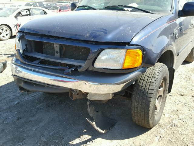 2FTRX18W24CA96830 - 2004 FORD F-150 HERI BLUE photo 9