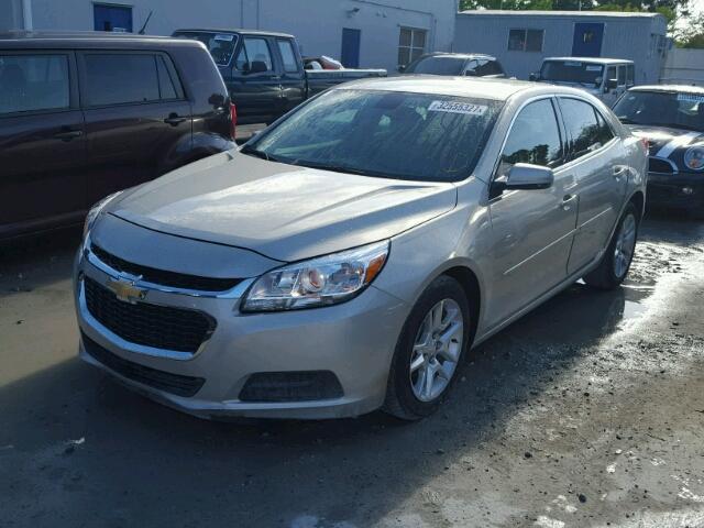 1G11C5SL1EF184278 - 2014 CHEVROLET MALIBU 1LT GOLD photo 2