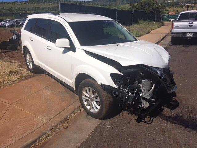 3C4PDCBG0HT523094 - 2017 DODGE JOURNEY SX WHITE photo 1