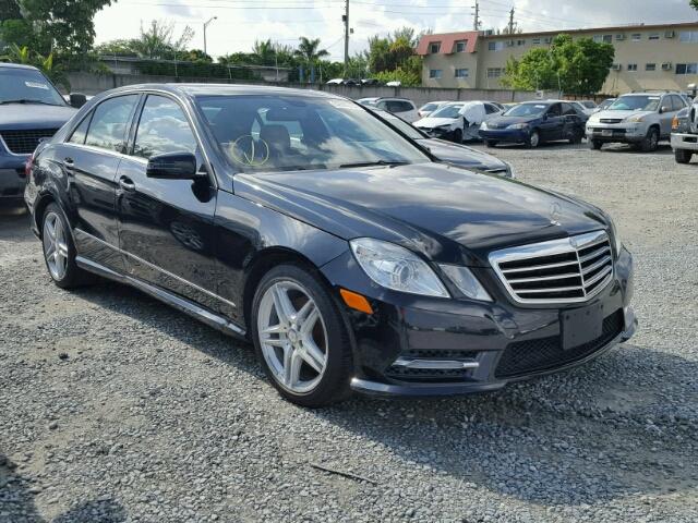 WDDHF8JB0DA748351 - 2013 MERCEDES-BENZ E3504M AWD BLACK photo 1