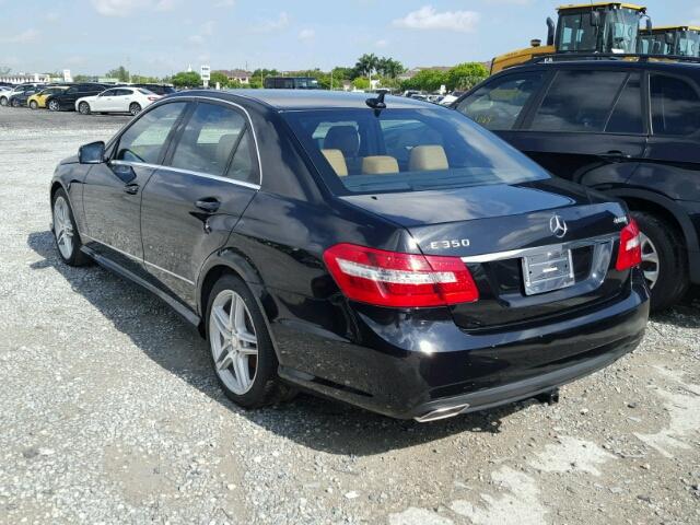 WDDHF8JB0DA748351 - 2013 MERCEDES-BENZ E3504M AWD BLACK photo 3