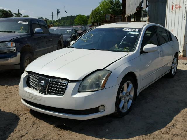 1N4BA41E64C828717 - 2004 NISSAN MAXIMA SE WHITE photo 2