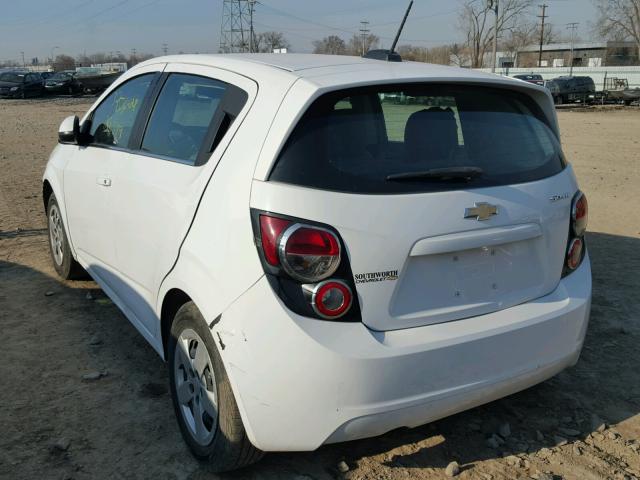 1G1JA6SH3G4172803 - 2016 CHEVROLET SONIC LS 白色 照片 3