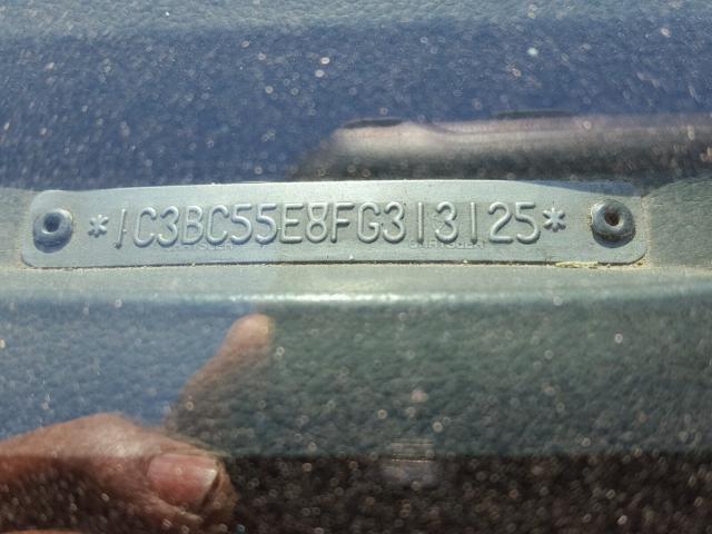 1C3BC55E8FG313125 - 1985 CHRYSLER LEBARON 银色 照片 10