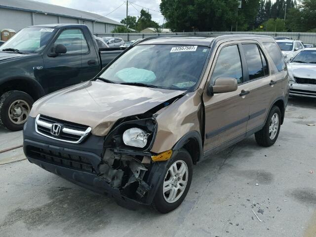 JHLRD78833C039864 - 2003 HONDA CR-V BROWN photo 2