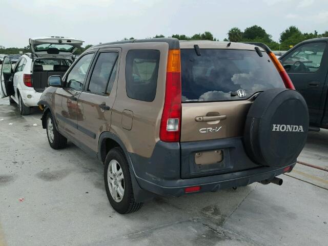 JHLRD78833C039864 - 2003 HONDA CR-V BROWN photo 3