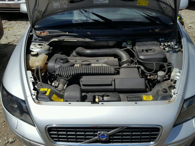 YV1MH682252077686 - 2005 VOLVO S40 T5 AWD SILVER photo 7