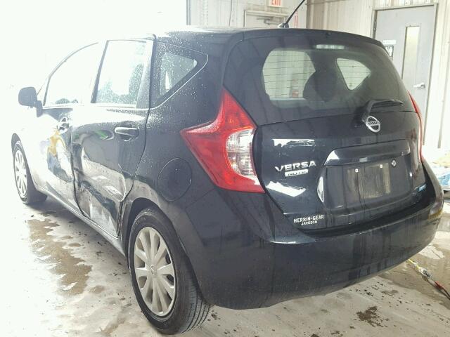 3N1CE2CP1EL387996 - 2014 NISSAN VERSA NOTE BLACK photo 3