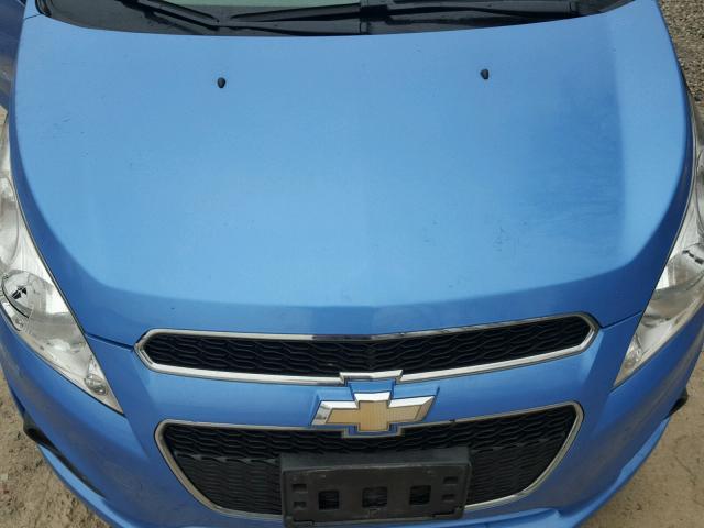 KL8CB6S90EC471912 - 2014 CHEVROLET SPARK LS BLUE photo 7