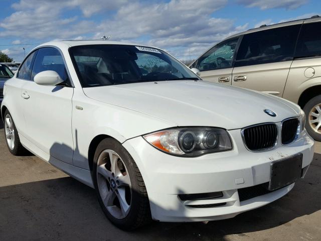 WBAUP73518VF06626 - 2008 BMW 128 I WHITE photo 1