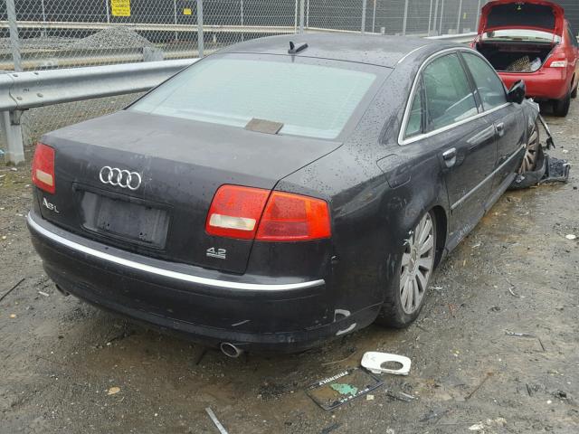 WAUML44EX6N007469 - 2006 AUDI A8 L QUATT BLACK photo 4