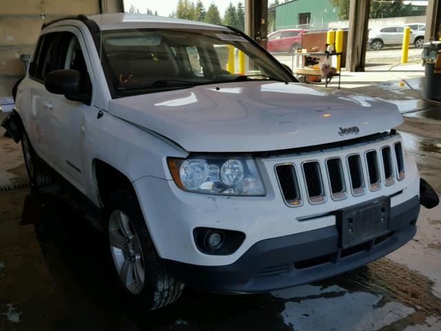 1C4NJDBB5CD582781 - 2012 JEEP COMPASS SP WHITE photo 1