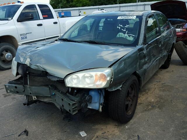 1G1ZT53F46F268348 - 2006 CHEVROLET MALIBU LT Yaşıl foto 2