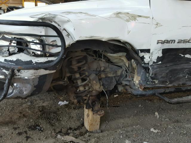 3D7KU28643G751738 - 2003 DODGE RAM 2500 S WHITE photo 10