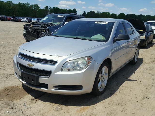 1G1ZB5EB1AF217105 - 2010 CHEVROLET MALIBU LS 银色 照片 2