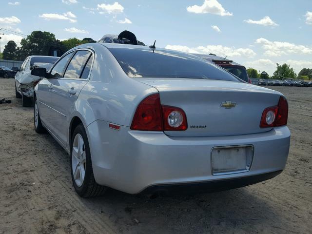 1G1ZB5EB1AF217105 - 2010 CHEVROLET MALIBU LS 银色 照片 3