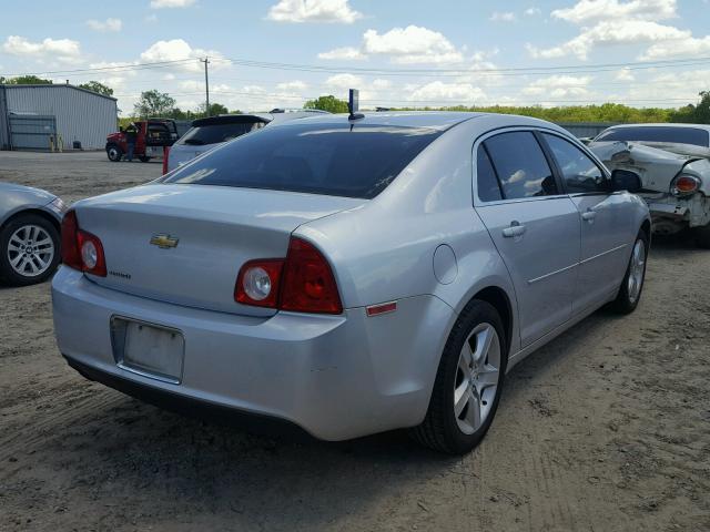 1G1ZB5EB1AF217105 - 2010 CHEVROLET MALIBU LS 银色 照片 4