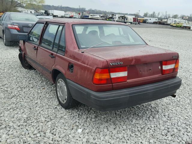 YV1JS831XS3202132 - 1995 VOLVO 940 BURGUNDY photo 3