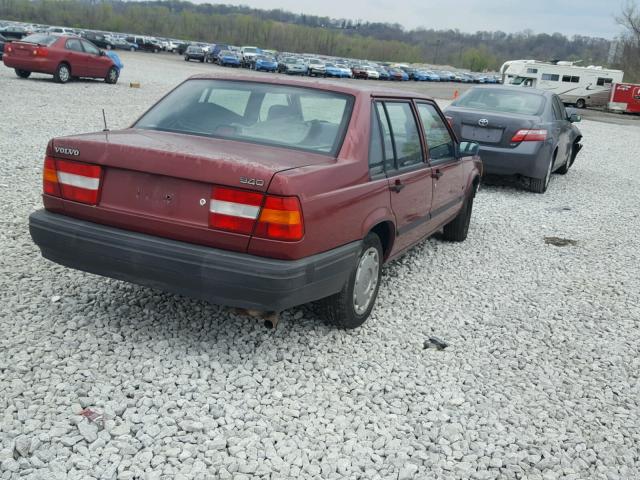 YV1JS831XS3202132 - 1995 VOLVO 940 BURGUNDY photo 4