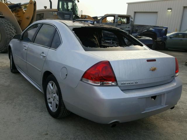 2G1WB5E37E1145402 - 2014 CHEVROLET IMPALA LIM SILVER photo 3