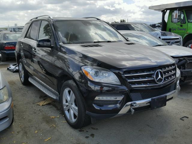 4JGDA5HB2CA040351 - 2012 MERCEDES-BENZ ML 350 4MA BLACK photo 1