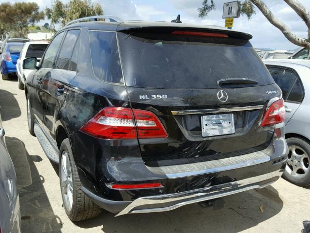 4JGDA5HB2CA040351 - 2012 MERCEDES-BENZ ML 350 4MA BLACK photo 3