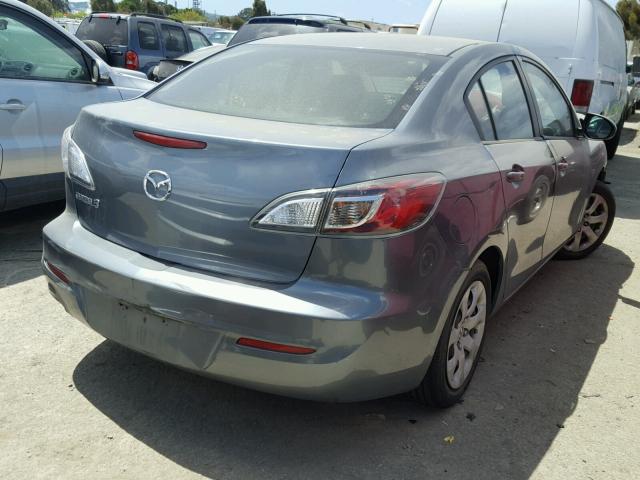 JM1BL1UG0C1527791 - 2012 MAZDA 3 I GRAY photo 4