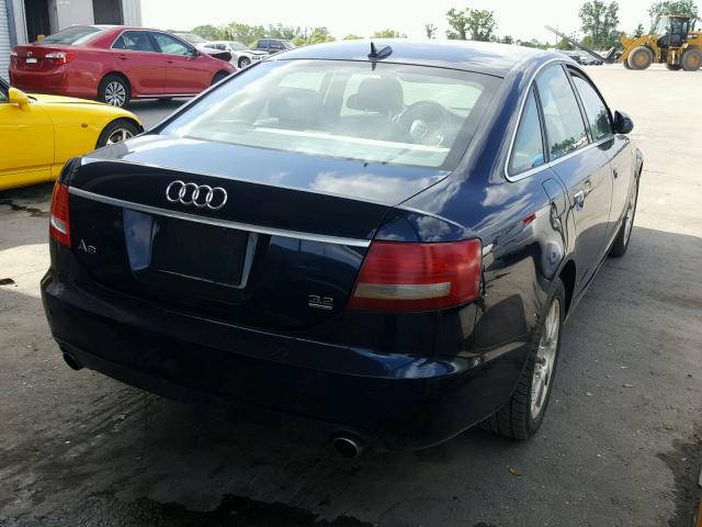 WAUDG74F75N110569 - 2005 AUDI A6 3.2 QUA BLUE photo 4