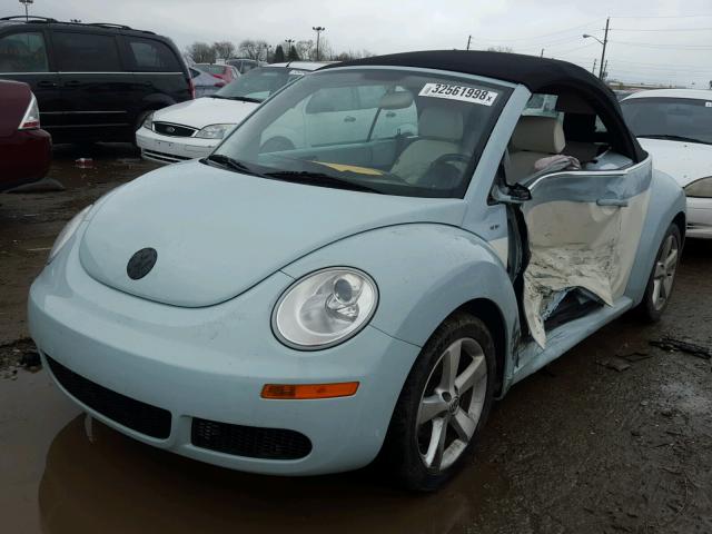3VWRG3AL0AM009743 - 2010 VOLKSWAGEN NEW BEETLE Mavi foto 2