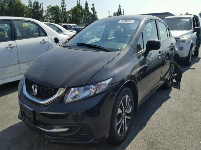 19XFB2F83FE065423 - 2015 HONDA CIVIC BLACK photo 2