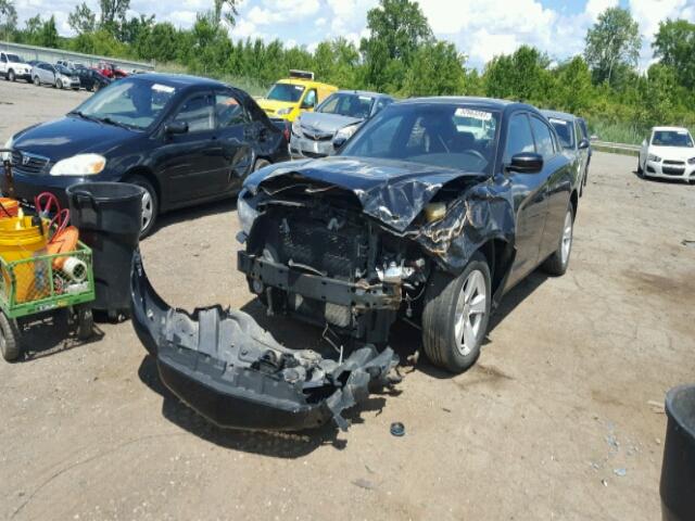 2B3CL3CG2BH518254 - 2011 DODGE CHARGER BLACK photo 2