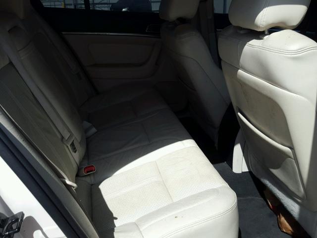 1LNHM94R39G607790 - 2009 LINCOLN MKS WHITE photo 6