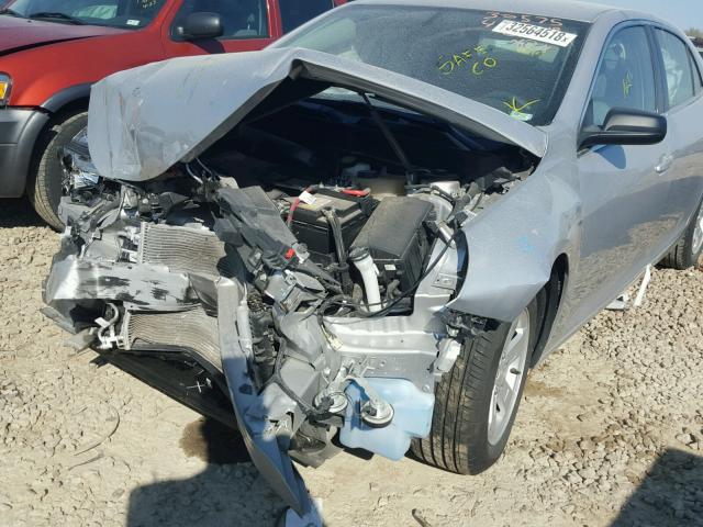1G11B5SA4DF356142 - 2013 CHEVROLET MALIBU LS ვერცხლისფერი ფოტო 9