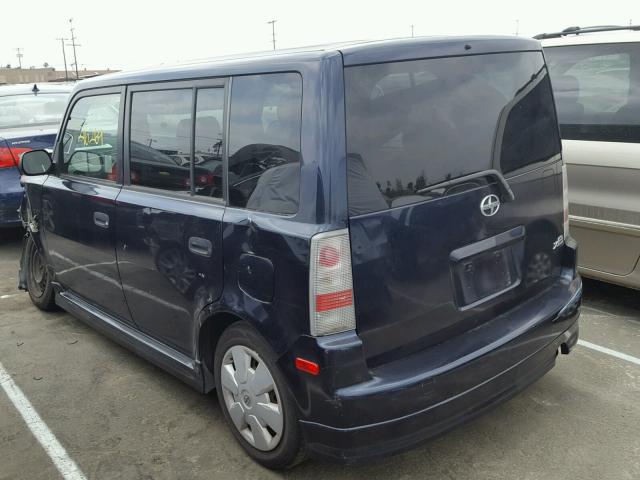 JTLKT334964037974 - 2006 TOYOTA SCION XB ლურჯი ფოტო 3