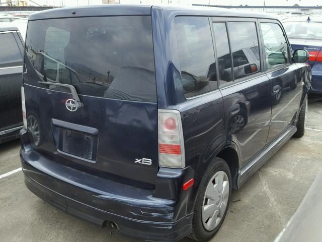 JTLKT334964037974 - 2006 TOYOTA SCION XB ლურჯი ფოტო 4