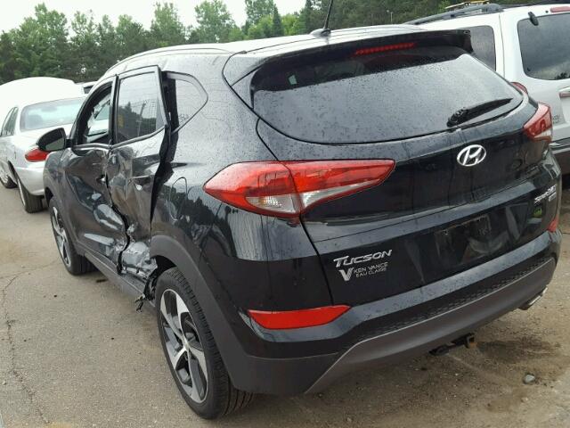 KM8J3CA28GU041391 - 2016 HYUNDAI TUCSON BLACK photo 3