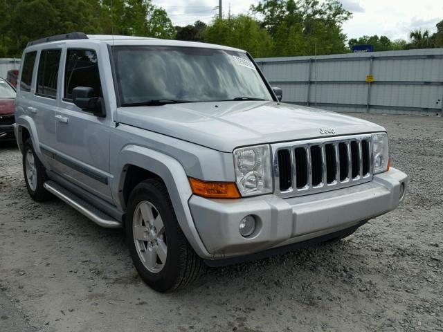 1J8HH48K57C518681 - 2007 JEEP COMMANDER SILVER photo 1