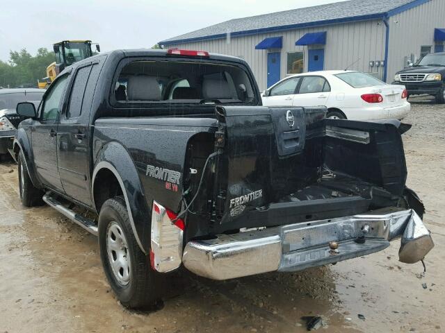 1N6AD07U36C459772 - 2006 NISSAN FRONTIER C BLACK photo 3