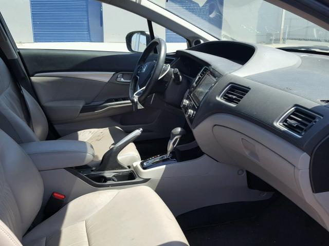 2HGFB2F99FH526249 - 2015 HONDA CIVIC EXL CHARCOAL photo 5