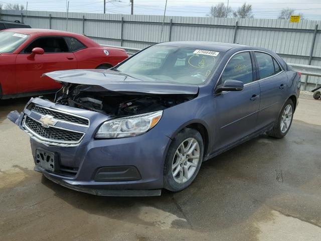 1G11C5SA2DF207631 - 2013 CHEVROLET MALIBU 1LT 蓝色 照片 2