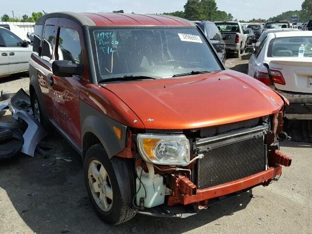 5J6YH28694L033058 - 2004 HONDA ELEMENT EX ORANGE photo 1