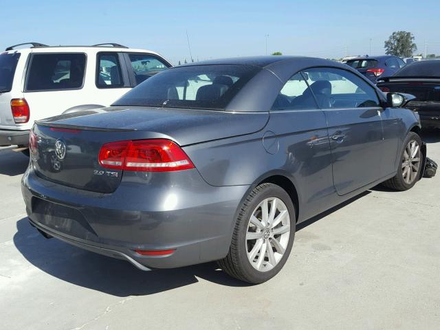 WVWBW7AH4CV004516 - 2012 VOLKSWAGEN EOS KOMFOR ნაცრისფერი ფოტო 4